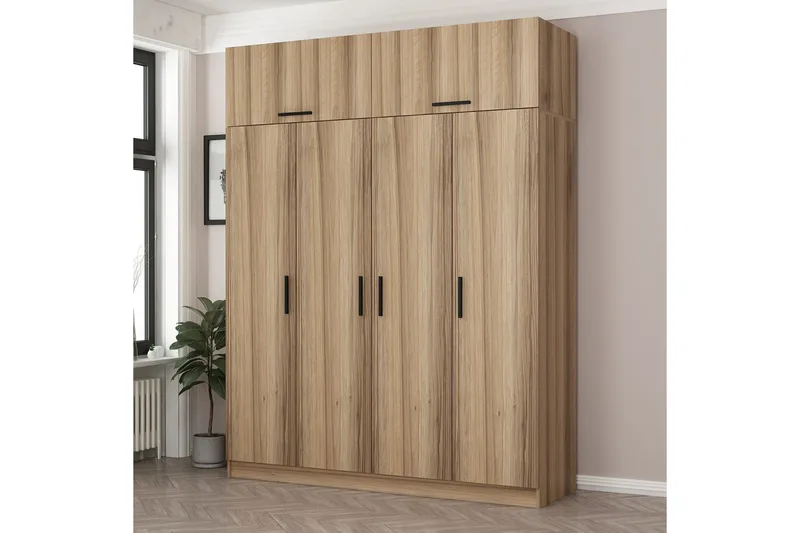 Fruitland Garderob 180 cm - Brun - Products - Förvaring - Garderober & garderobssystem - Garderobsskåp