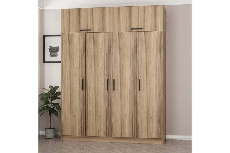 Fruitland Garderob 180 cm - Brun - Products - Förvaring - Garderober & garderobssystem - Garderobsskåp