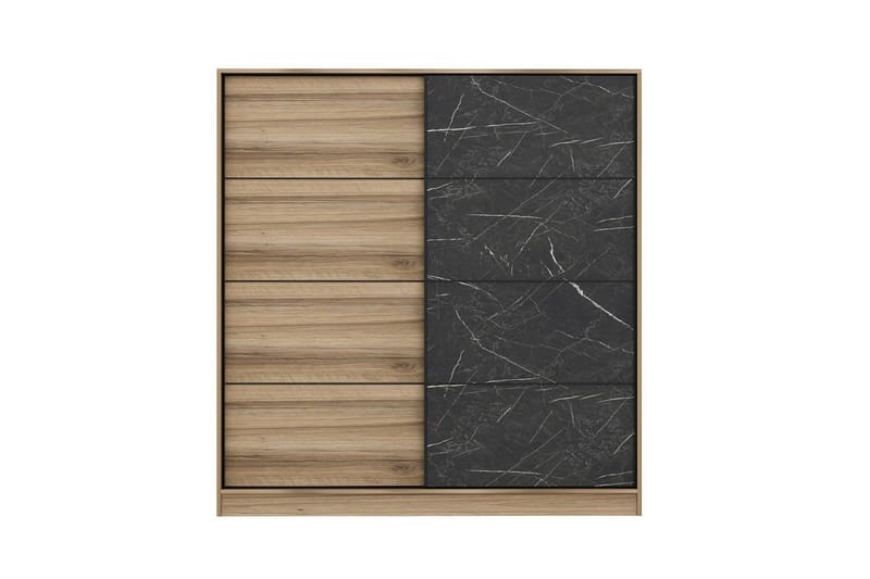 Fruitland Garderob 180 cm - Brun/Svart - Products - Förvaring - Garderober & garderobssystem - Garderobsskåp