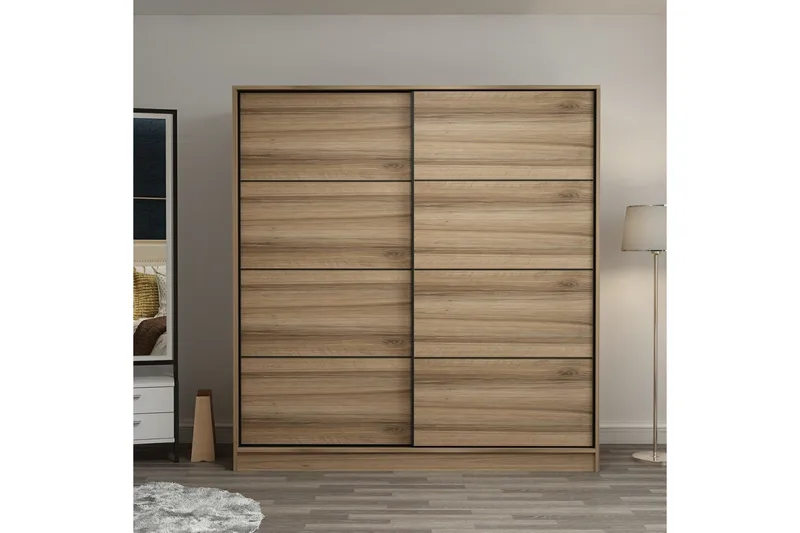 Fruitland Garderob 180 cm - Ek - Products - Förvaring - Garderober & garderobssystem - Garderobsskåp