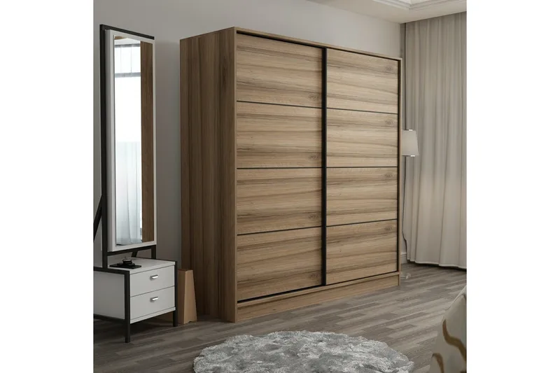 Fruitland Garderob 180 cm - Ek - Products - Förvaring - Garderober & garderobssystem - Garderobsskåp