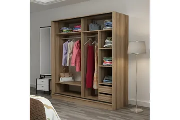 Fruitland Garderob 180 cm - Ek - Products - Förvaring - Garderober & garderobssystem - Garderobsskåp