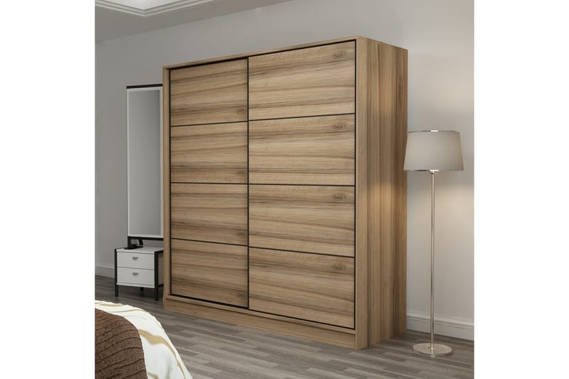Fruitland Garderob 180 cm - Ek - Products - Förvaring - Garderober & garderobssystem - Garderobsskåp