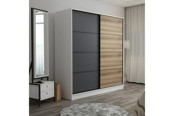 Fruitland Garderob 180 cm - Grå/Brun - Products - Förvaring - Garderober & garderobssystem - Garderobsskåp