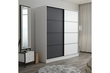 Fruitland Garderob 180 cm - Grå/Vit - Products - Förvaring - Garderober & garderobssystem - Garderobsskåp