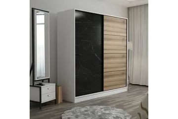 Fruitland Garderob 180 cm - Svart/Brun - Products - Förvaring - Garderober & garderobssystem - Garderobsskåp
