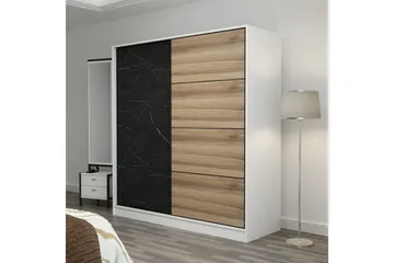 Fruitland Garderob 180 cm - Svart/Brun - Products - Förvaring - Garderober & garderobssystem - Garderobsskåp