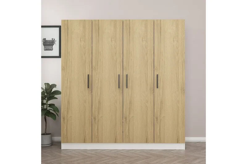 Fruitland Garderob 180 cm - Valnöt - Products - Förvaring - Garderober & garderobssystem - Garderobsskåp