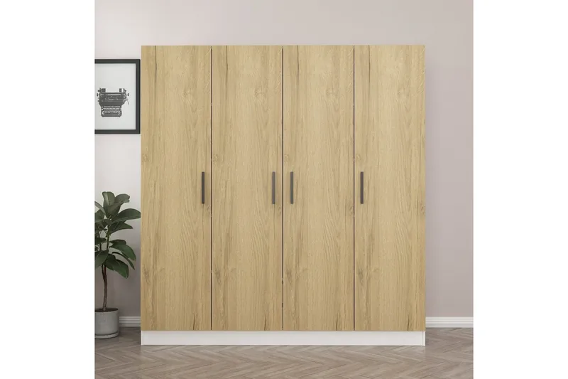 Fruitland Garderob 180 cm - Valnöt - Products - Förvaring - Garderober & garderobssystem - Garderobsskåp