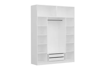 Fruitland Garderob 180 cm - Vit - Products - Förvaring - Garderober & garderobssystem - Garderobsskåp