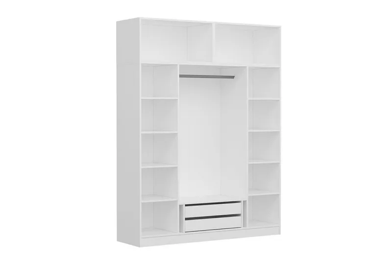 Fruitland Garderob 180 cm - Vit - Products - Förvaring - Garderober & garderobssystem - Garderobsskåp