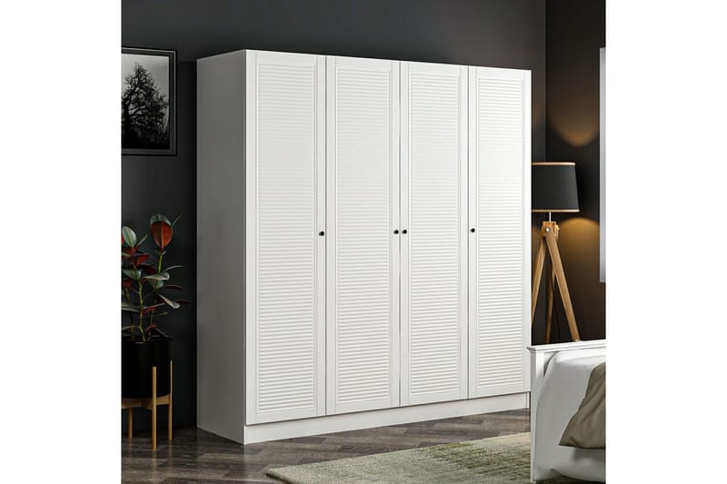 Fruitland Garderob 180 cm - Vit - Products - Förvaring - Garderober & garderobssystem - Garderobsskåp