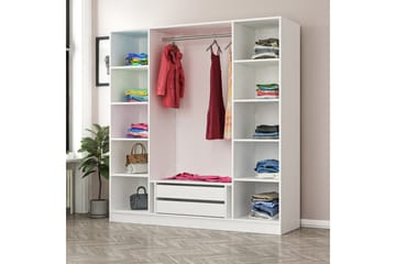 Fruitland Garderob 180 cm - Vit - Products - Förvaring - Garderober & garderobssystem - Garderobsskåp