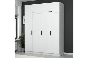 Fruitland Garderob 180 cm - Vit - Products - Förvaring - Garderober & garderobssystem - Garderobsskåp