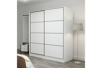 Fruitland Garderob 180 cm - Vit - Products - Förvaring - Garderober & garderobssystem - Garderobsskåp
