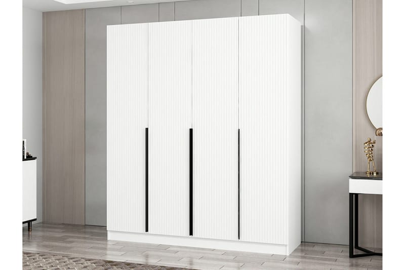 Fruitland Garderob 180 cm - Vit - Products - Förvaring - Garderober & garderobssystem - Garderobsskåp