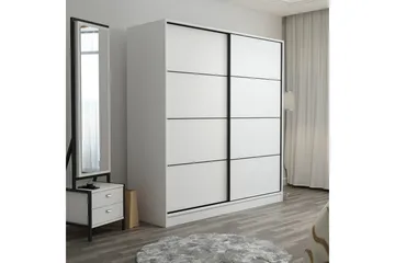 Fruitland Garderob 180 cm - Vit - Products - Förvaring - Garderober & garderobssystem - Garderobsskåp