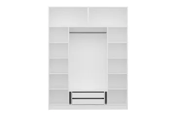 Fruitland Garderob 180 cm - Vit - Products - Förvaring - Garderober & garderobssystem - Garderobsskåp