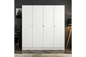 Fruitland Garderob 180 cm - Vit - Products - Förvaring - Garderober & garderobssystem - Garderobsskåp