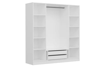 Fruitland Garderob 180 cm - Vit - Products - Förvaring - Garderober & garderobssystem - Garderobsskåp