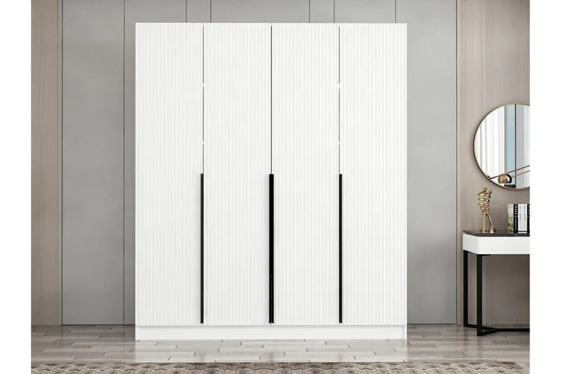 Fruitland Garderob 180 cm - Vit - Products - Förvaring - Garderober & garderobssystem - Garderobsskåp
