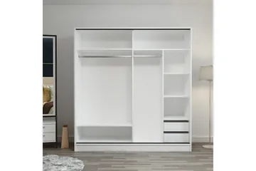 Fruitland Garderob 220 cm - Antracit - Products - Förvaring - Garderober & garderobssystem - Garderobsskåp