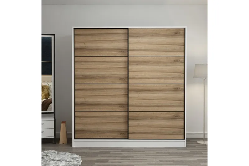Fruitland Garderob 220 cm - Brun - Products - Förvaring - Garderober & garderobssystem - Garderobsskåp