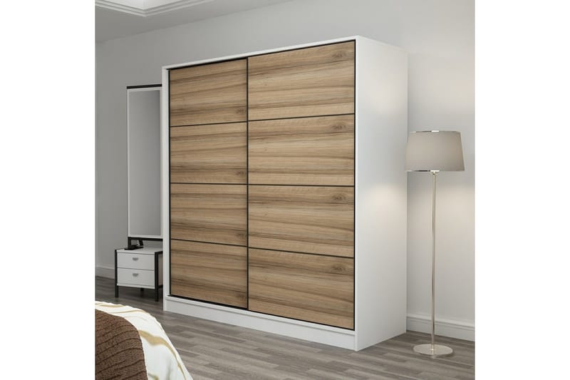 Fruitland Garderob 220 cm - Brun - Products - Förvaring - Garderober & garderobssystem - Garderobsskåp