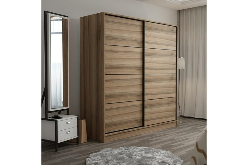 Fruitland Garderob 220 cm - Ek - Products - Förvaring - Garderober & garderobssystem - Garderobsskåp