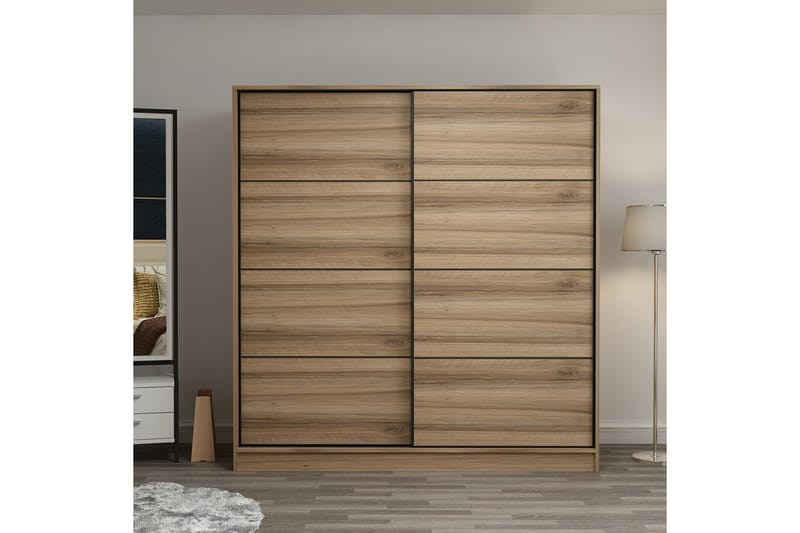 Fruitland Garderob 220 cm - Ek - Products - Förvaring - Garderober & garderobssystem - Garderobsskåp
