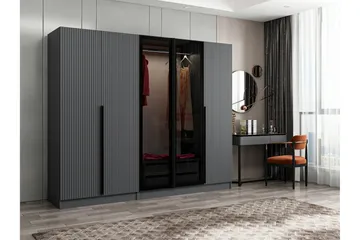 Fruitland Garderob 225 cm - Antracit - Products - Förvaring - Garderober & garderobssystem - Garderobsskåp