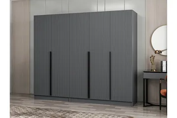 Fruitland Garderob 225 cm - Antracit - Products - Förvaring - Garderober & garderobssystem - Garderobsskåp