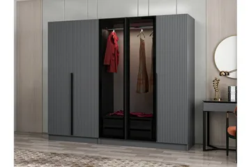 Fruitland Garderob 225 cm - Antracit - Products - Förvaring - Garderober & garderobssystem - Garderobsskåp