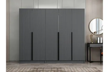 Fruitland Garderob 225 cm - Antracit - Products - Förvaring - Garderober & garderobssystem - Garderobsskåp