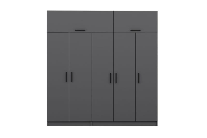 Fruitland Garderob 225 cm - Antracit - Products - Förvaring - Garderober & garderobssystem - Garderobsskåp