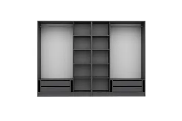 Fruitland Garderob 225 cm - Antracit - Products - Förvaring - Garderober & garderobssystem - Garderobsskåp