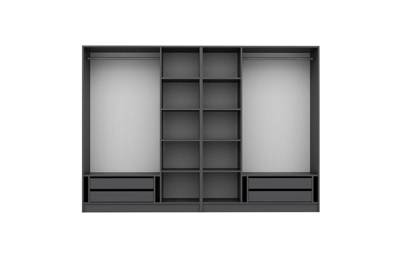 Fruitland Garderob 225 cm - Antracit - Products - Förvaring - Garderober & garderobssystem - Garderobsskåp
