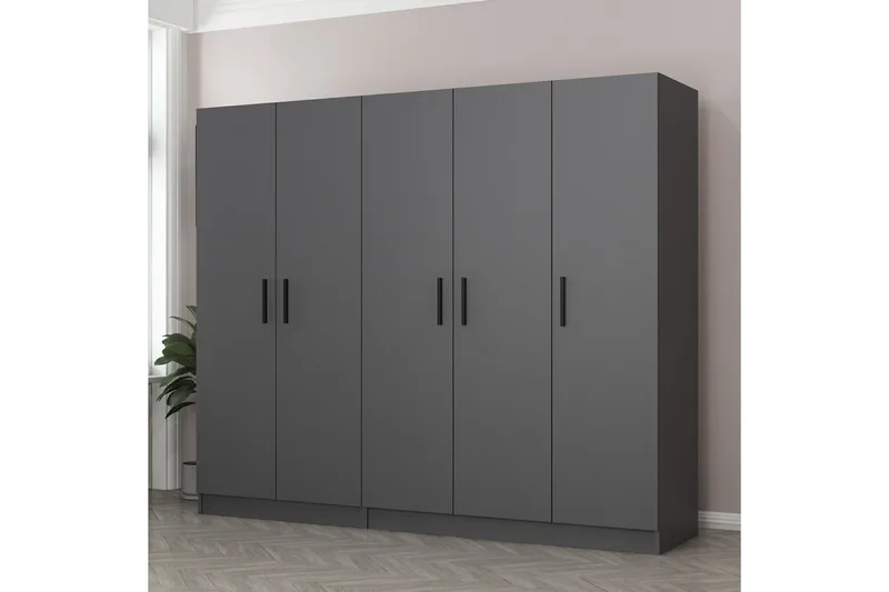Fruitland Garderob 225 cm - Antracit - Products - Förvaring - Garderober & garderobssystem - Garderobsskåp