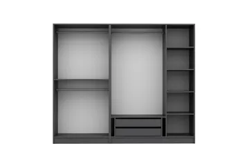 Fruitland Garderob 225 cm - Antracit - Products - Förvaring - Garderober & garderobssystem - Garderobsskåp