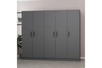 Fruitland Garderob 225 cm - Antracit - Products - Förvaring - Garderober & garderobssystem - Garderobsskåp