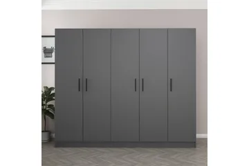 Fruitland Garderob 225 cm - Antracit - Products - Förvaring - Garderober & garderobssystem - Garderobsskåp
