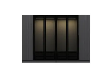 Fruitland Garderob 225 cm - Antracit - Products - Förvaring - Garderober & garderobssystem - Garderobsskåp