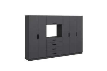 Fruitland Garderob 225 cm - Antracit - Products - Förvaring - Garderober & garderobssystem - Garderobsskåp