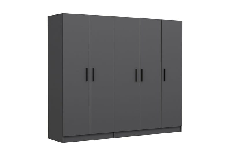 Fruitland Garderob 225 cm - Antracit - Products - Förvaring - Garderober & garderobssystem - Garderobsskåp
