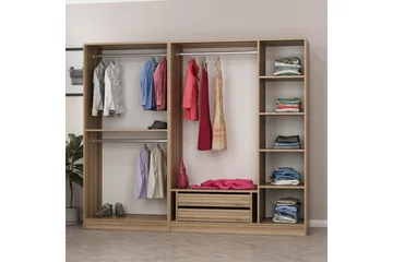 Fruitland Garderob 225 cm - Brun - Products - Förvaring - Garderober & garderobssystem - Garderobsskåp