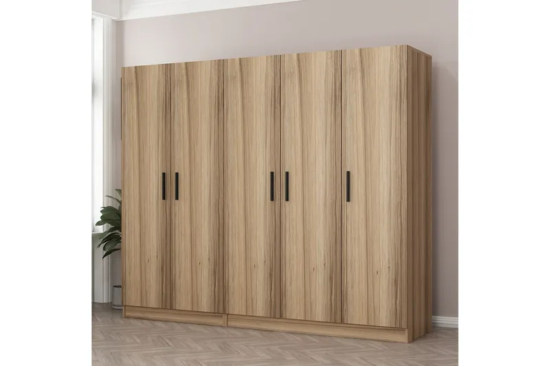 Fruitland Garderob 225 cm - Brun - Products - Förvaring - Garderober & garderobssystem - Garderobsskåp
