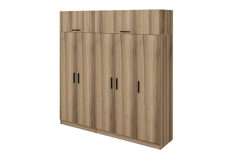Fruitland Garderob 225 cm - Brun - Products - Förvaring - Garderober & garderobssystem - Garderobsskåp