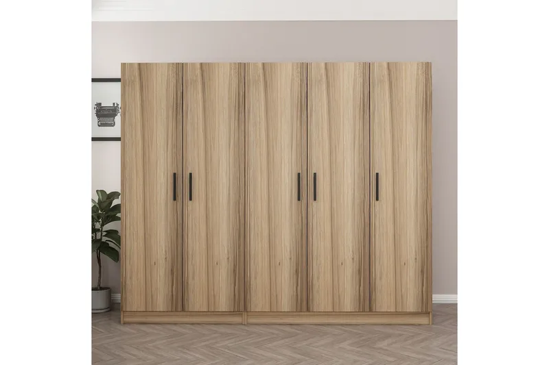 Fruitland Garderob 225 cm - Brun - Products - Förvaring - Garderober & garderobssystem - Garderobsskåp