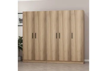 Fruitland Garderob 225 cm - Brun - Products - Förvaring - Garderober & garderobssystem - Garderobsskåp