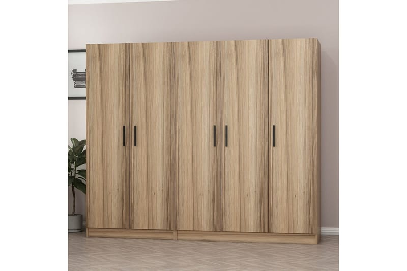 Fruitland Garderob 225 cm - Brun - Products - Förvaring - Garderober & garderobssystem - Garderobsskåp
